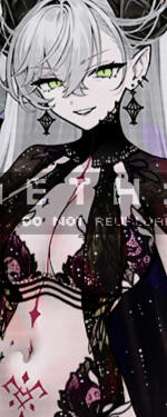 black lace lilith + wings .
